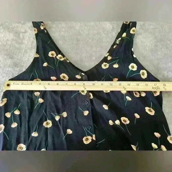 PopSugar Poppy Floral button down dress size M - Picture 9 of 10